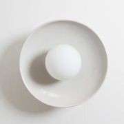 Ceramic Wall Dish Sconce Light gallery detail image