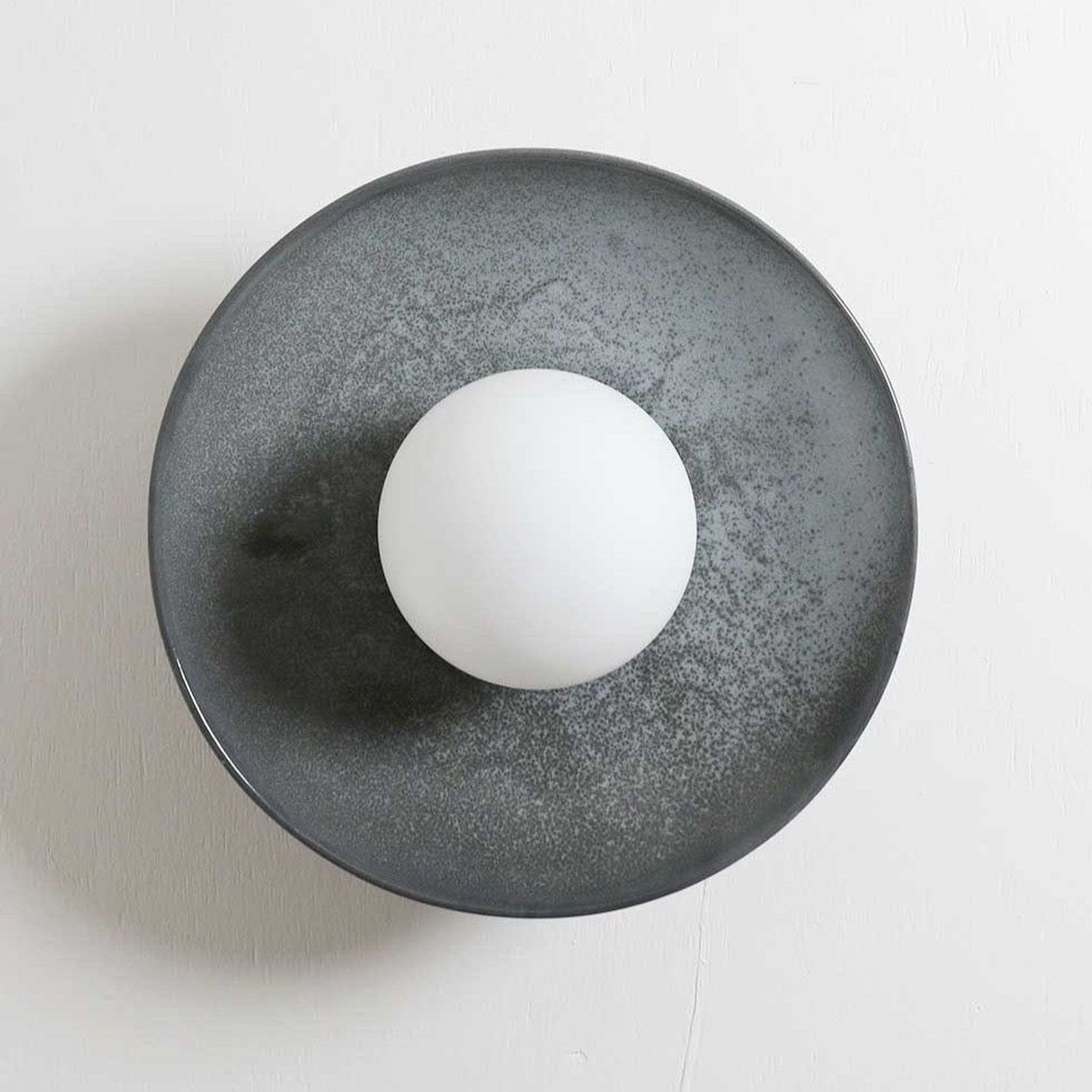 Ceramic Wall Dish Sconce Light gallery detail image