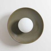 Ceramic Wall Dish Sconce Light gallery detail image