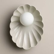 Ceramic Wall Oyster Sconce Light gallery detail image