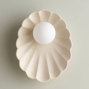 Ceramic Wall Oyster Sconce Light gallery detail image