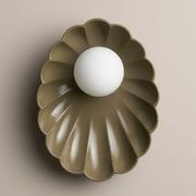 Ceramic Wall Oyster Sconce Light gallery detail image