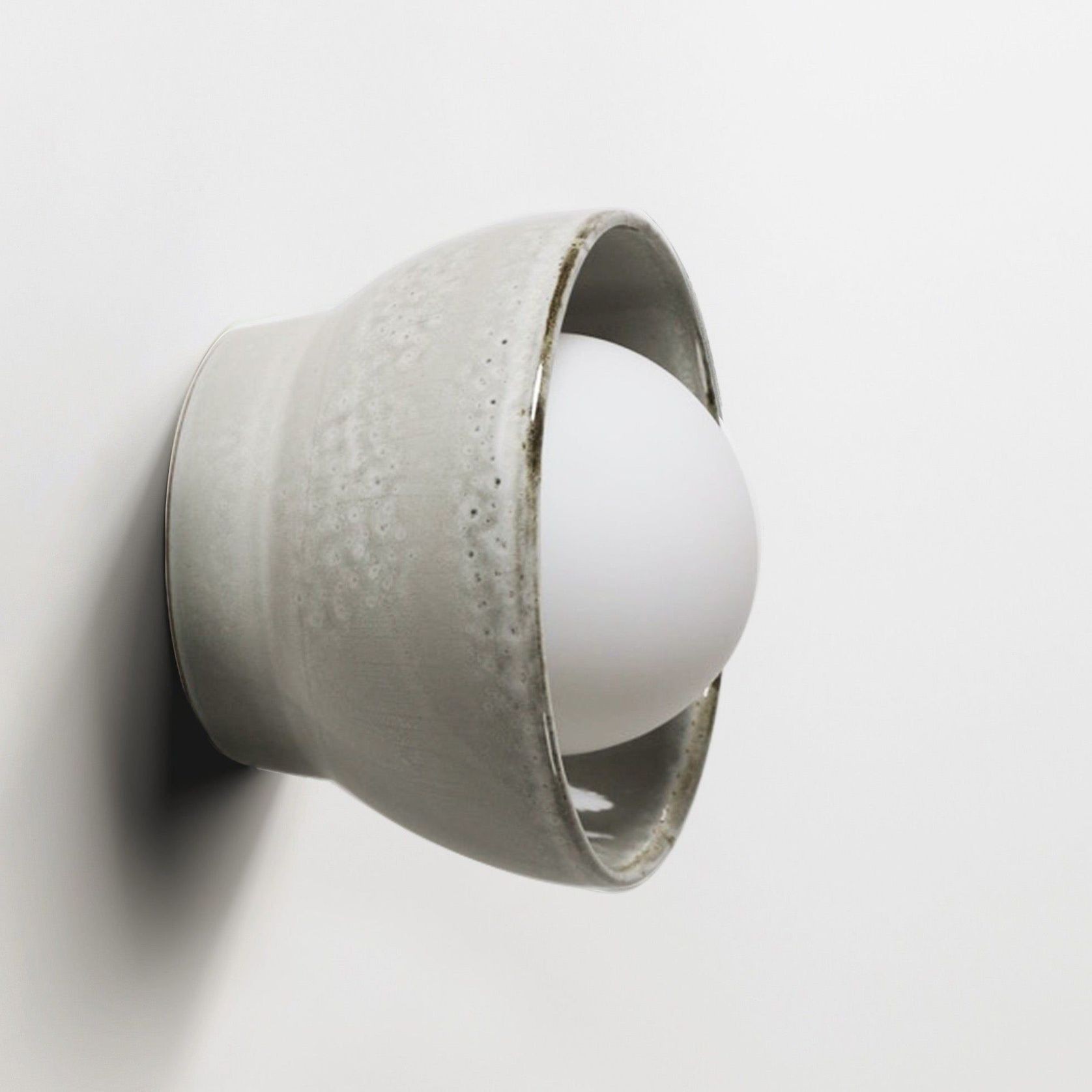 Ceramic Wall Bowl Sconce Light gallery detail image