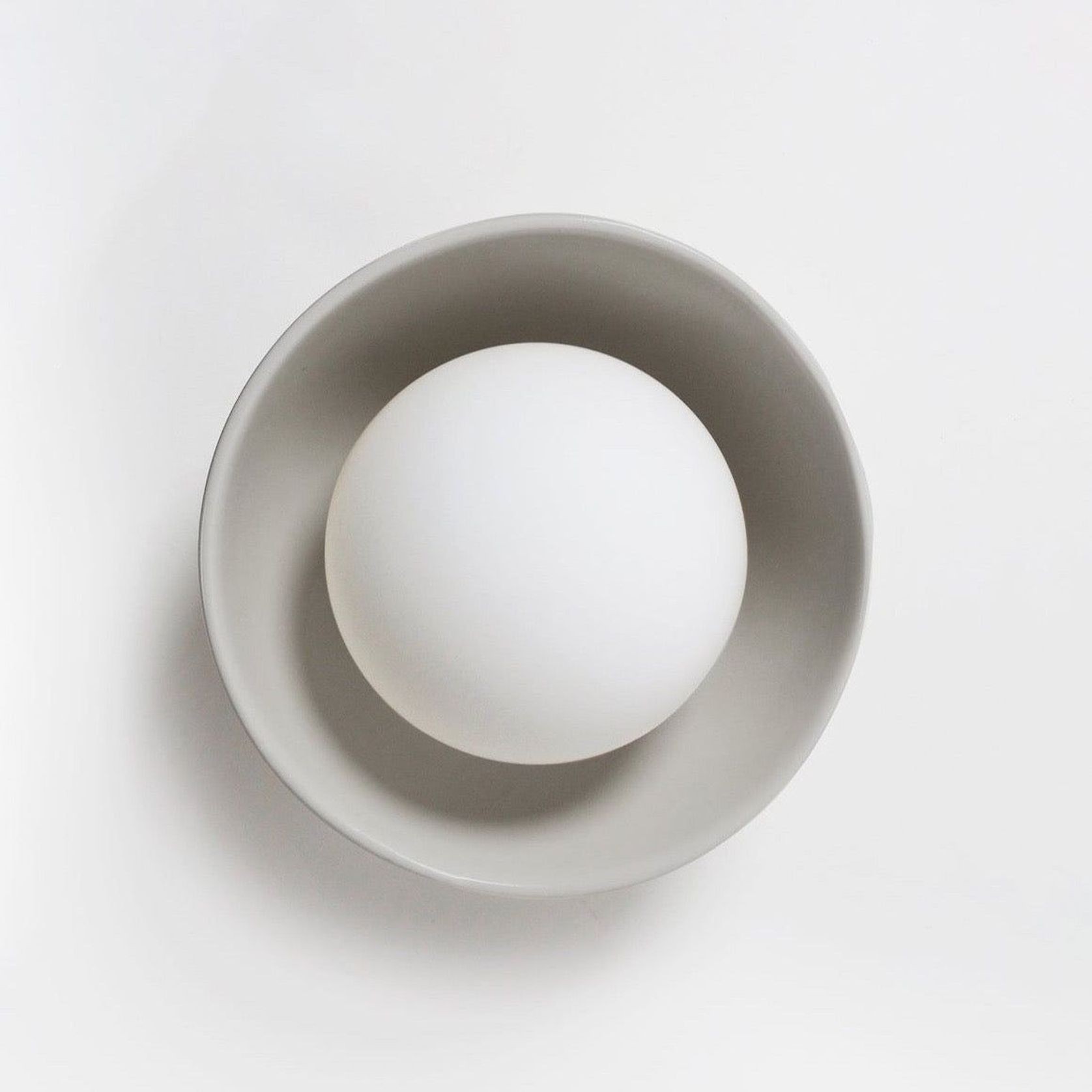 Ceramic Wall Bowl Sconce Light gallery detail image