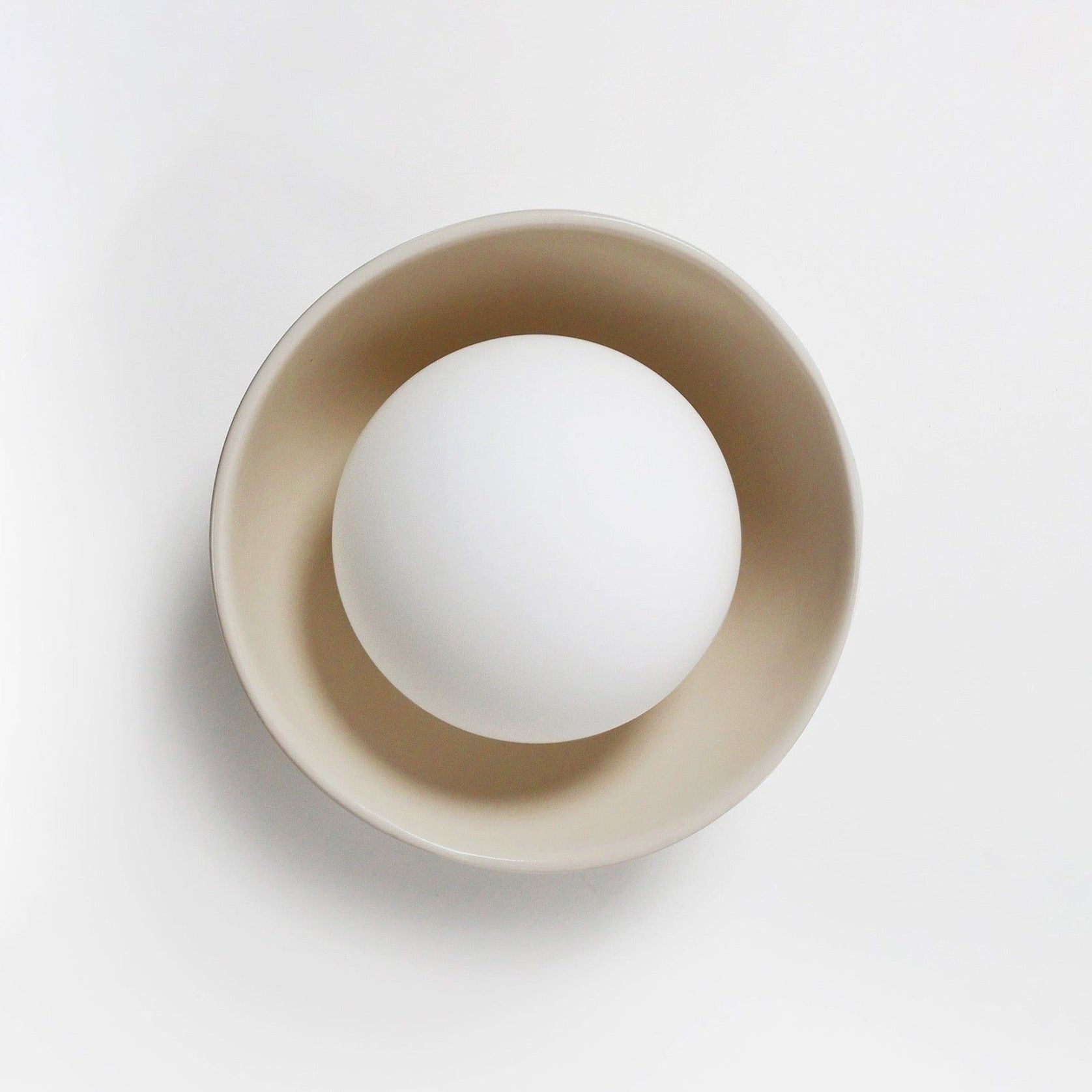 Ceramic Wall Bowl Sconce Light gallery detail image