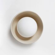 Ceramic Wall Bowl Sconce Light gallery detail image