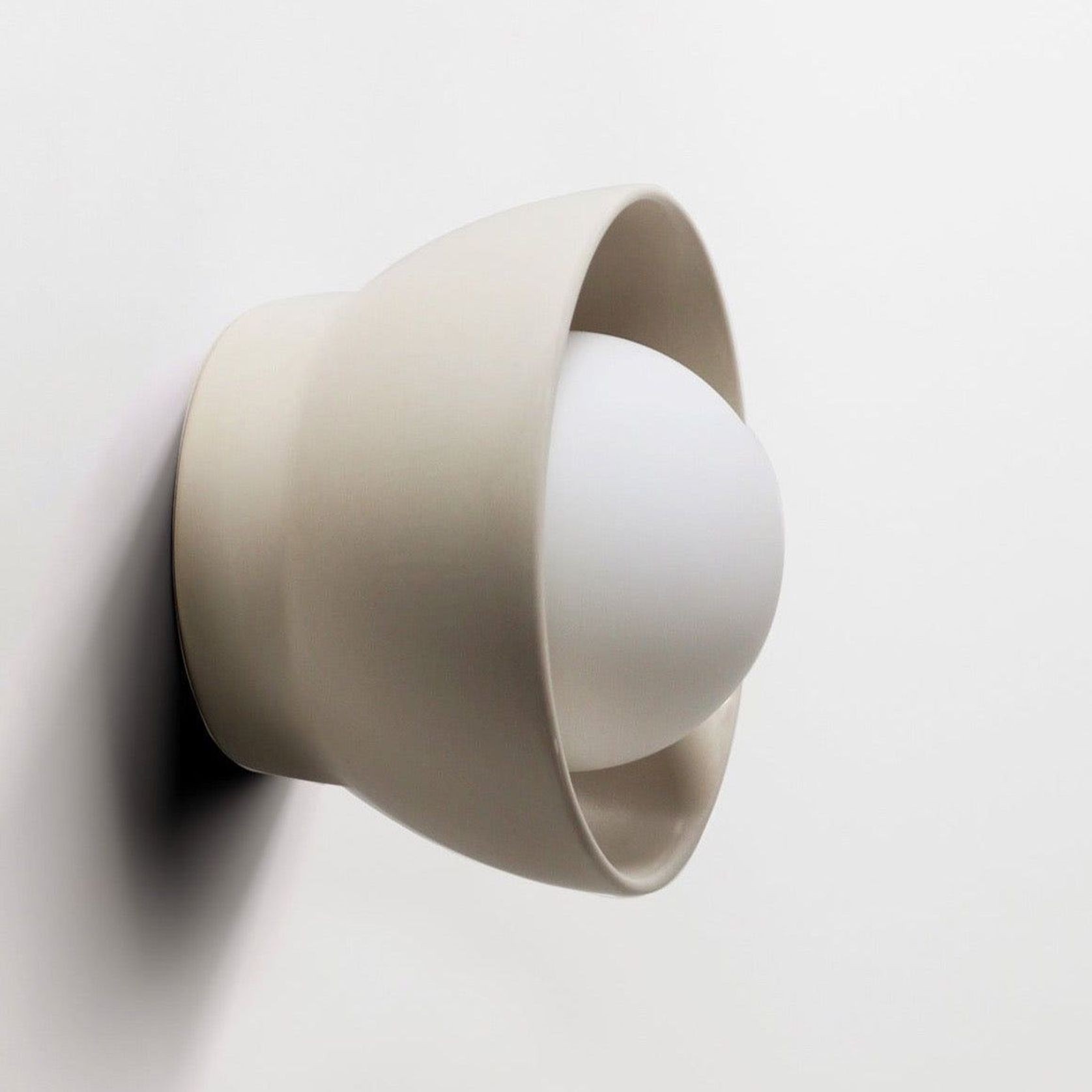 Ceramic Wall Bowl Sconce Light gallery detail image