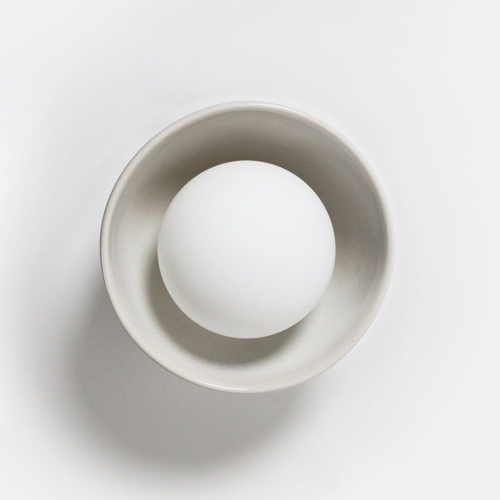 Ceramic Wall Bowl Sconce Light gallery detail image