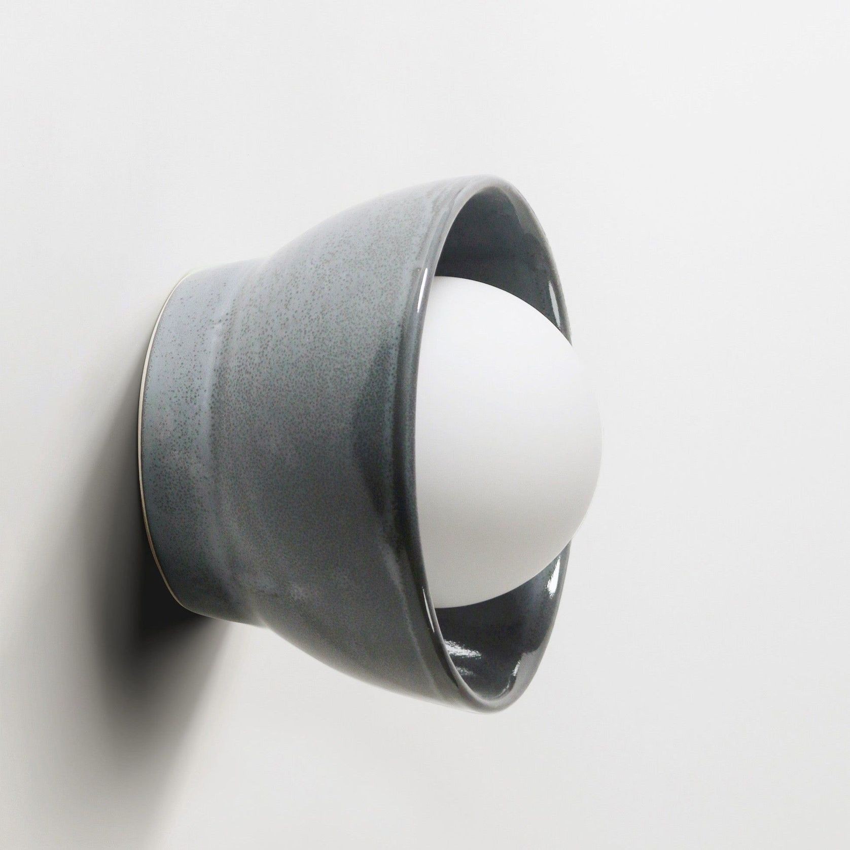 Ceramic Wall Bowl Sconce Light gallery detail image