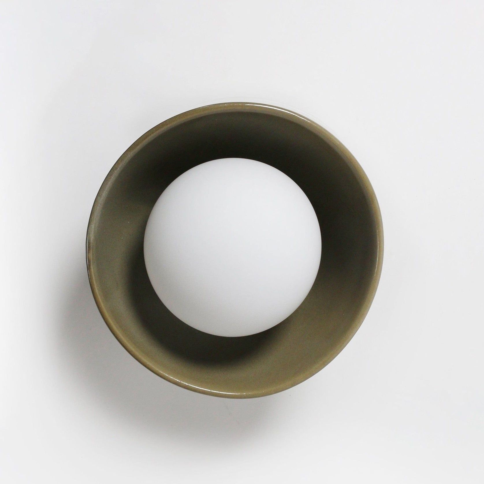 Ceramic Wall Bowl Sconce Light gallery detail image