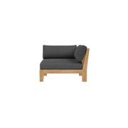 Newport Teak Outdoor Sofa With Ottoman- 4 Seat gallery detail image