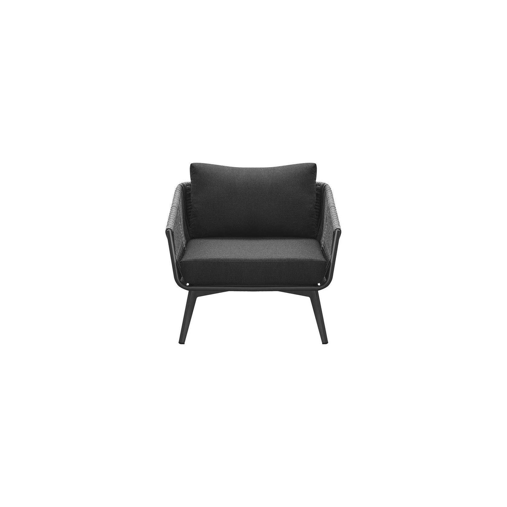 Kereru Aluminium and Rope Outdoor Armchair gallery detail image