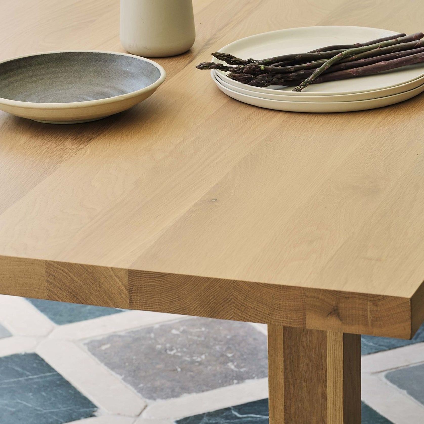 Oak Global Rectangular Dining Table gallery detail image