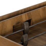 Foosball Table In Aged Metal and Natural Brown Guanacaste gallery detail image