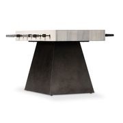 Foosball Table in Aged Metal & Bleached Guanacaste gallery detail image