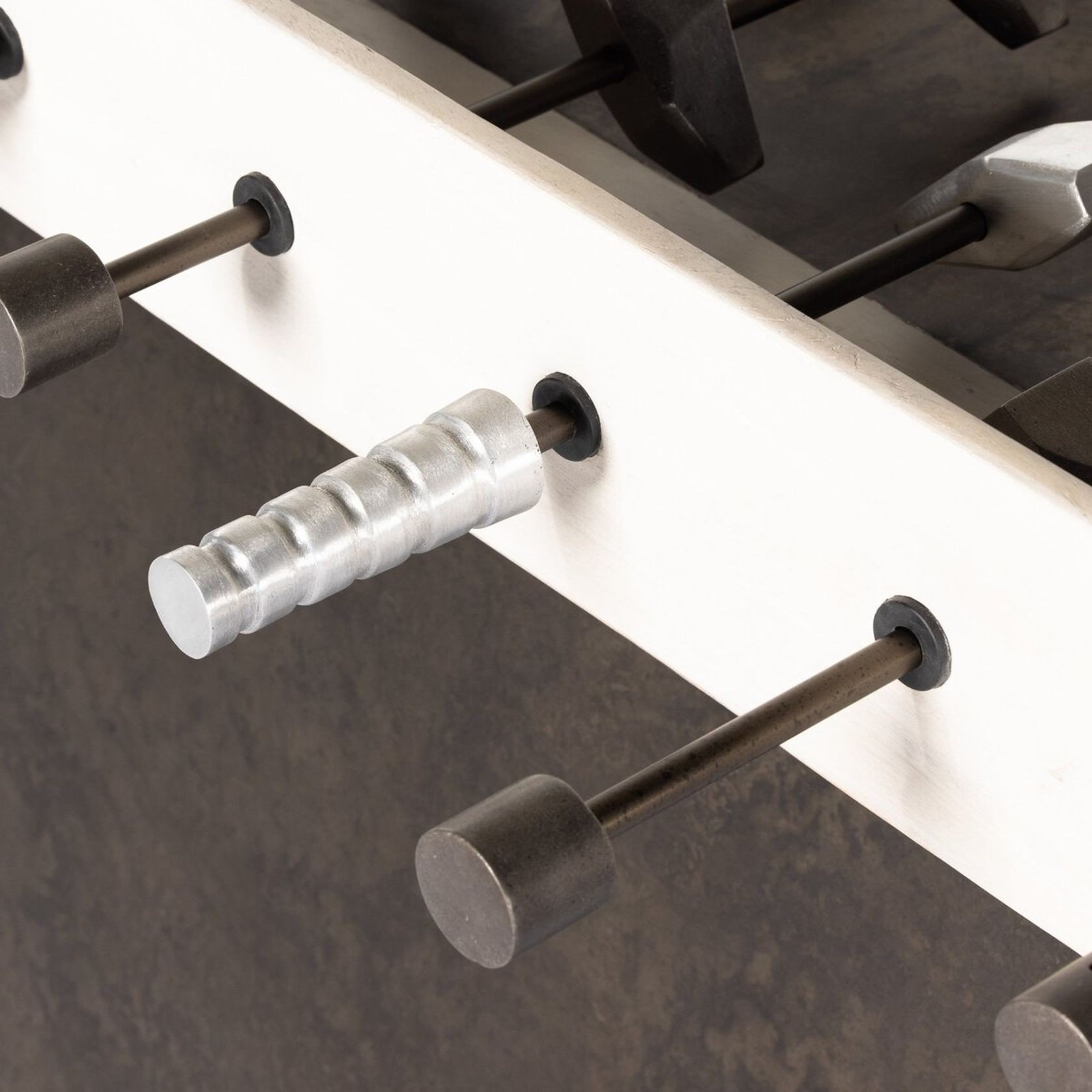 Foosball Table in Aged Metal & Bleached Guanacaste gallery detail image