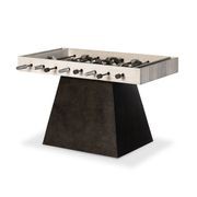 Foosball Table in Aged Metal & Bleached Guanacaste gallery detail image