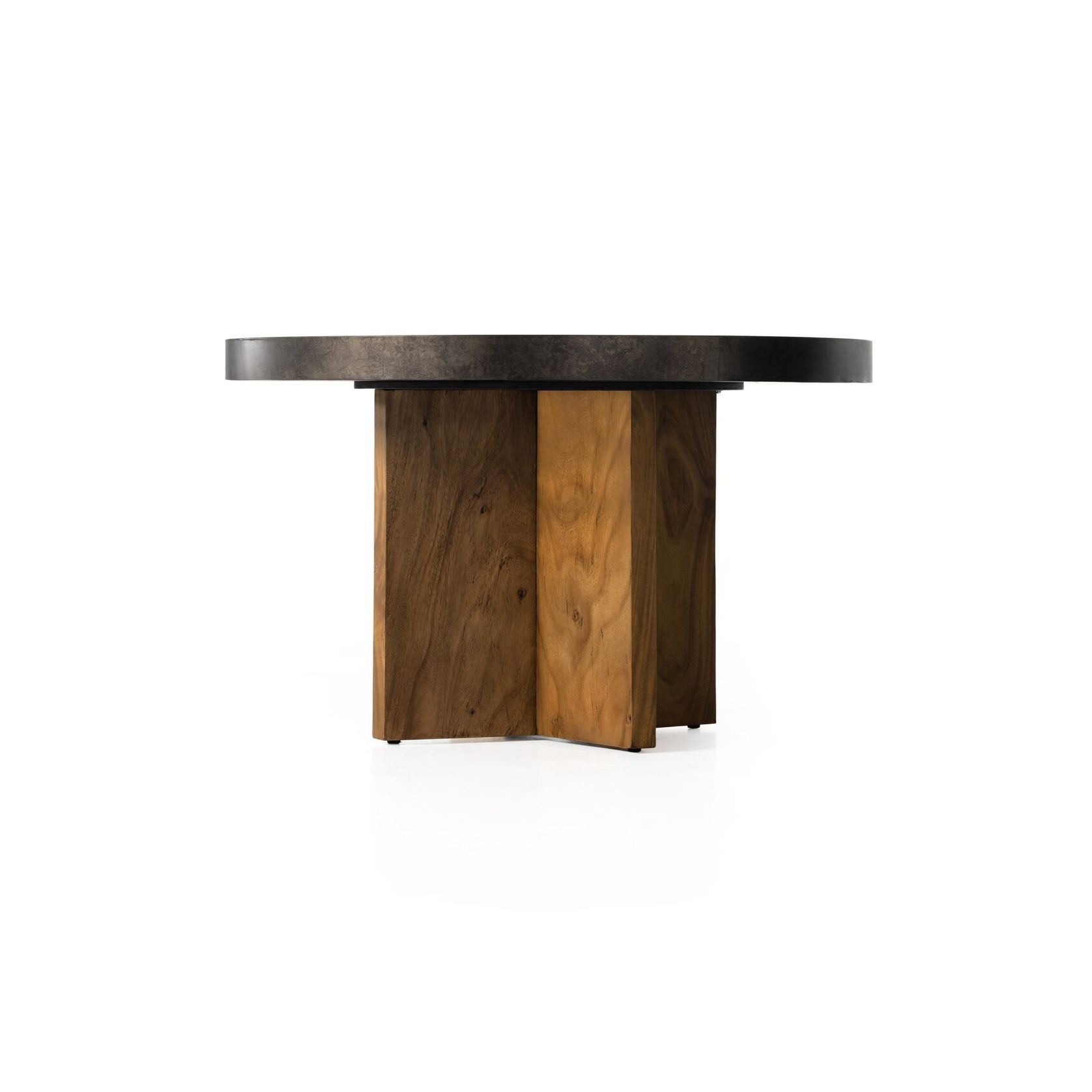 Poker Table in Natural Brown Guanacaste gallery detail image