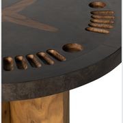 Poker Table in Natural Brown Guanacaste gallery detail image