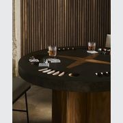 Poker Table in Natural Brown Guanacaste gallery detail image