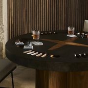 Poker Table in Natural Brown Guanacaste gallery detail image