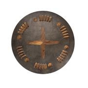 Poker Table in Natural Brown Guanacaste gallery detail image