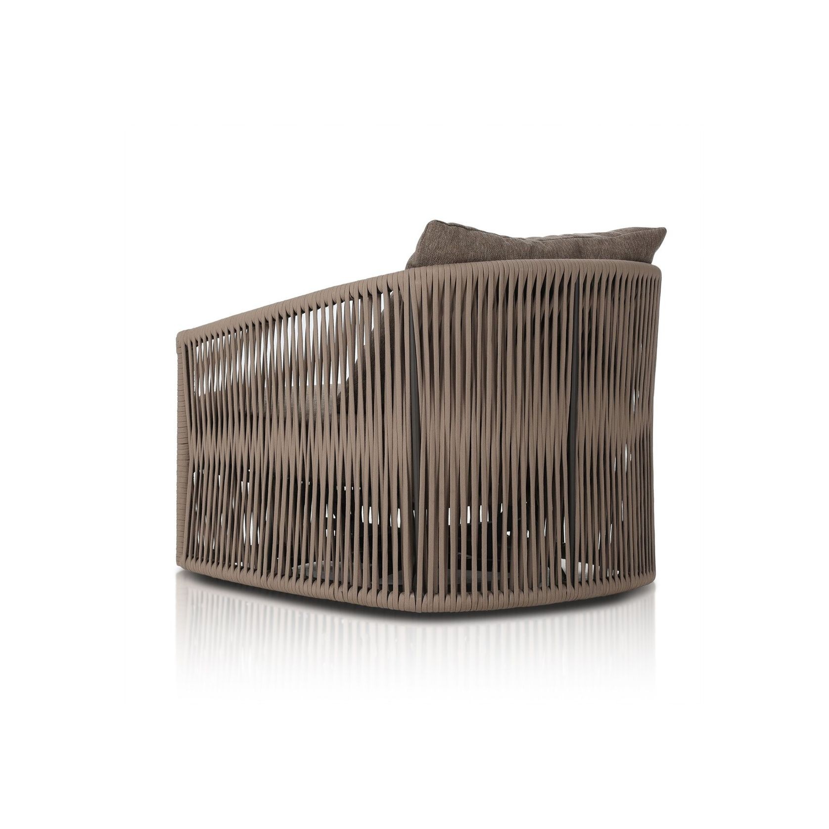 Porto Outdoor Swivel Chair in Ellor Brown gallery detail image