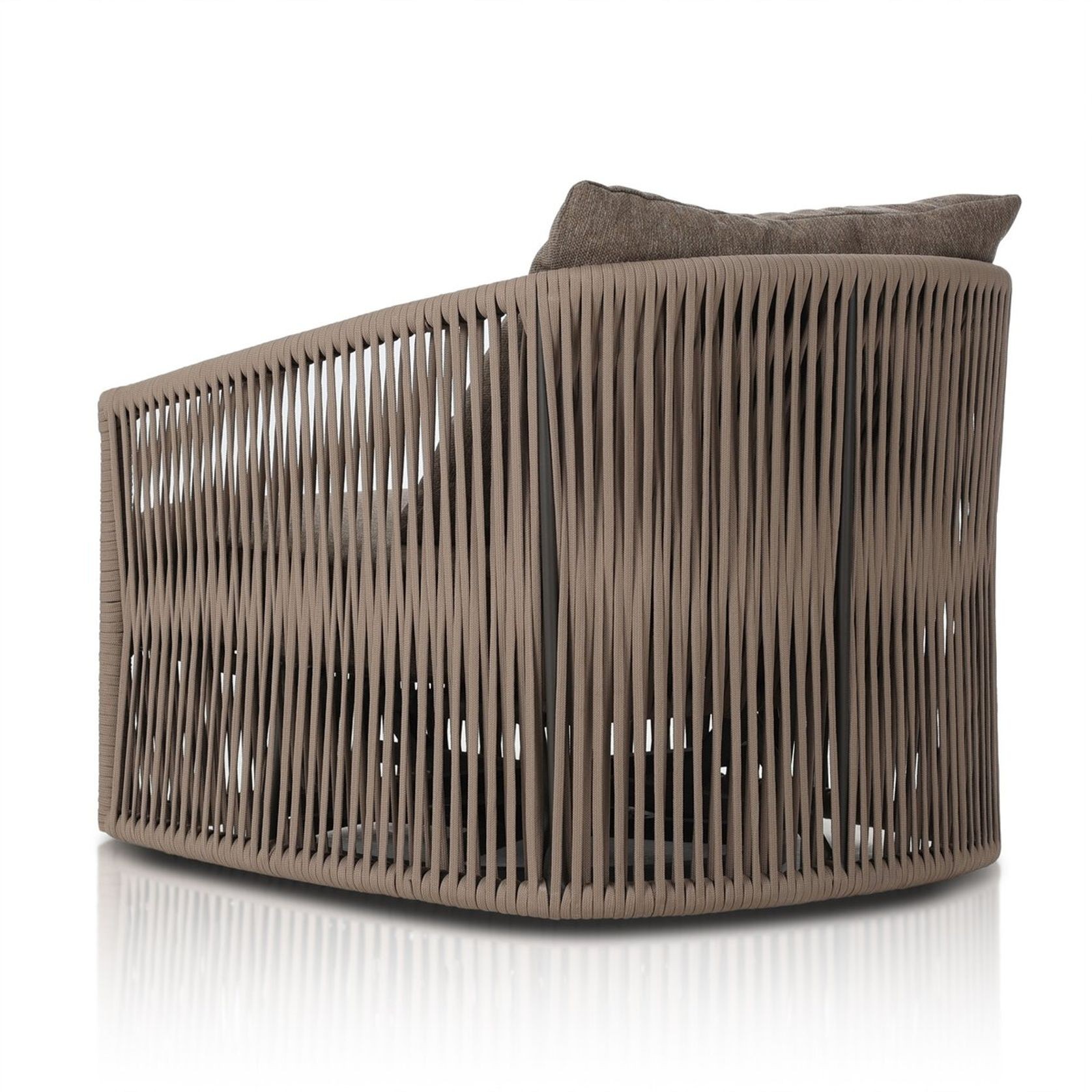 Porto Outdoor Swivel Chair in Ellor Brown gallery detail image