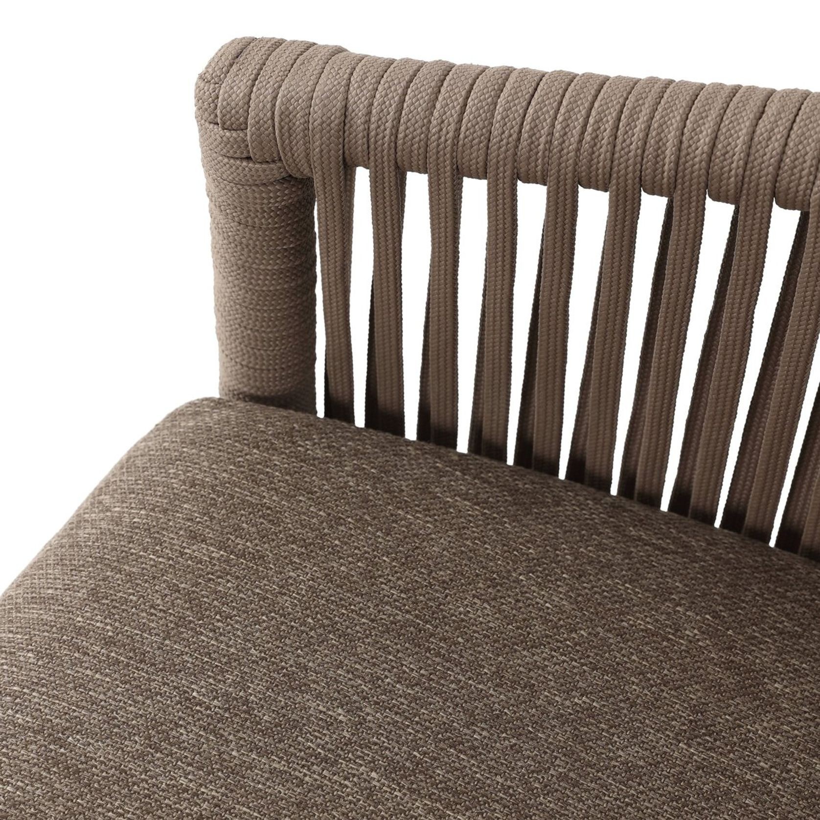 Porto Outdoor Swivel Chair in Ellor Brown gallery detail image