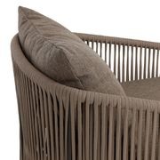 Porto Outdoor Swivel Chair in Ellor Brown gallery detail image
