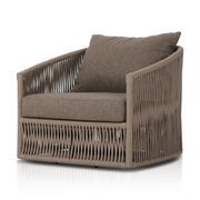Porto Outdoor Swivel Chair in Ellor Brown gallery detail image