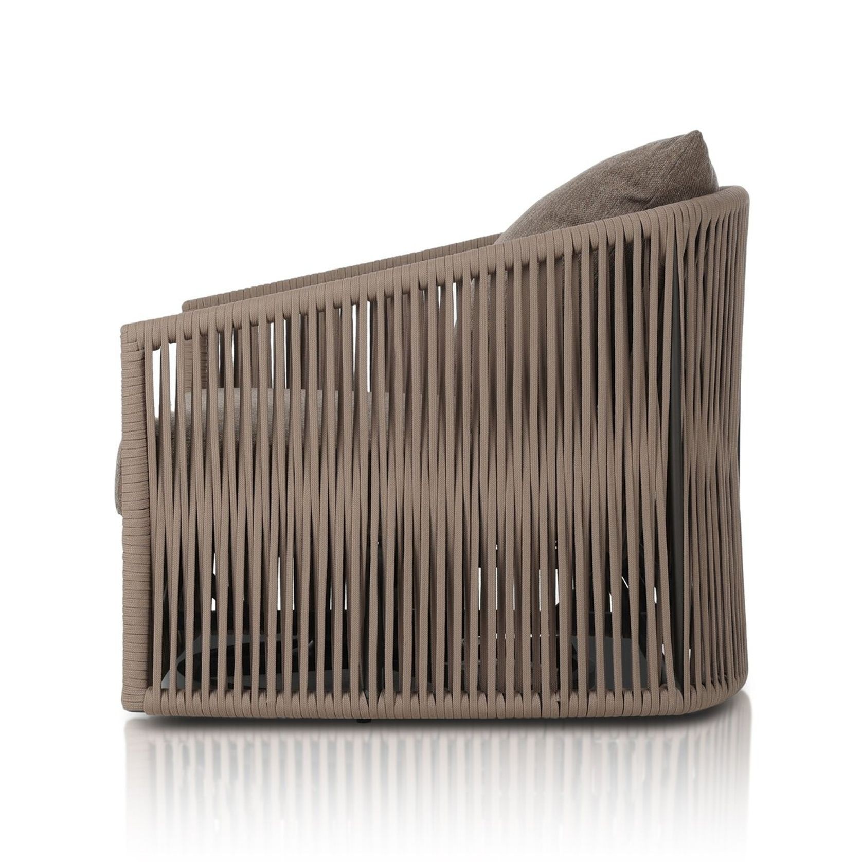 Porto Outdoor Swivel Chair in Ellor Brown gallery detail image
