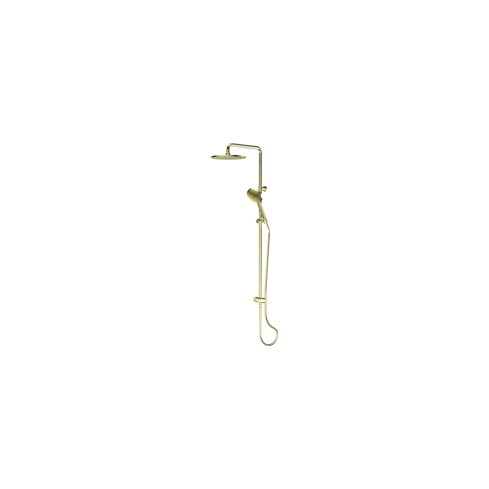 Lavish Brass Twin Rail Shower gallery detail image