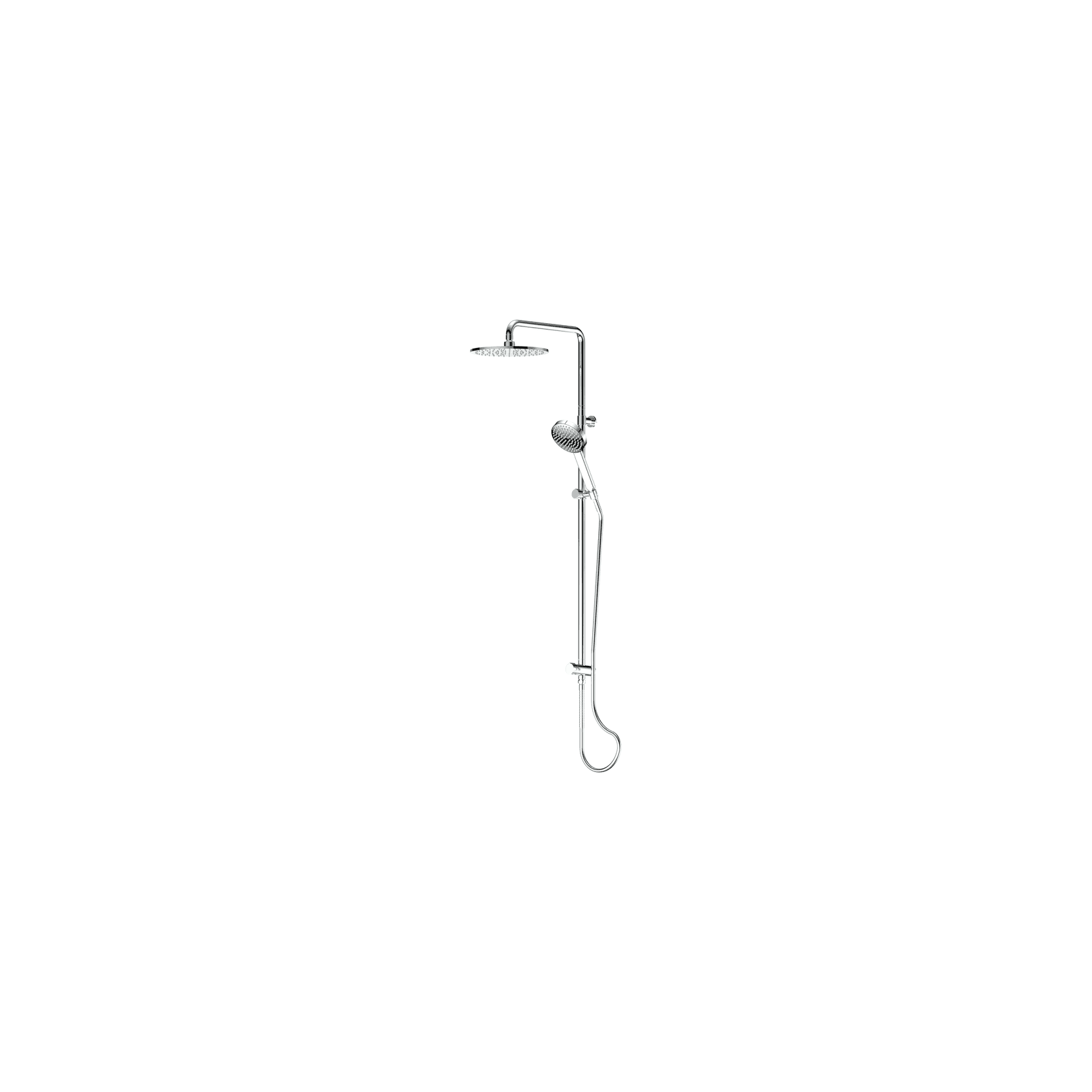 Lavish Brass Twin Rail Shower gallery detail image