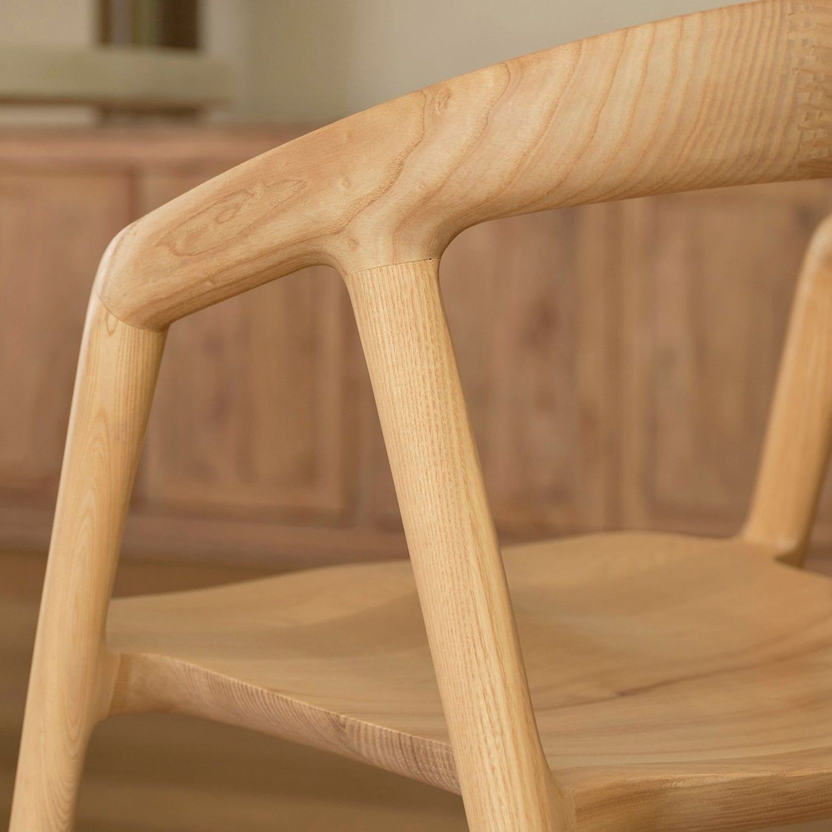 Natural Maki Dining Chair gallery detail image