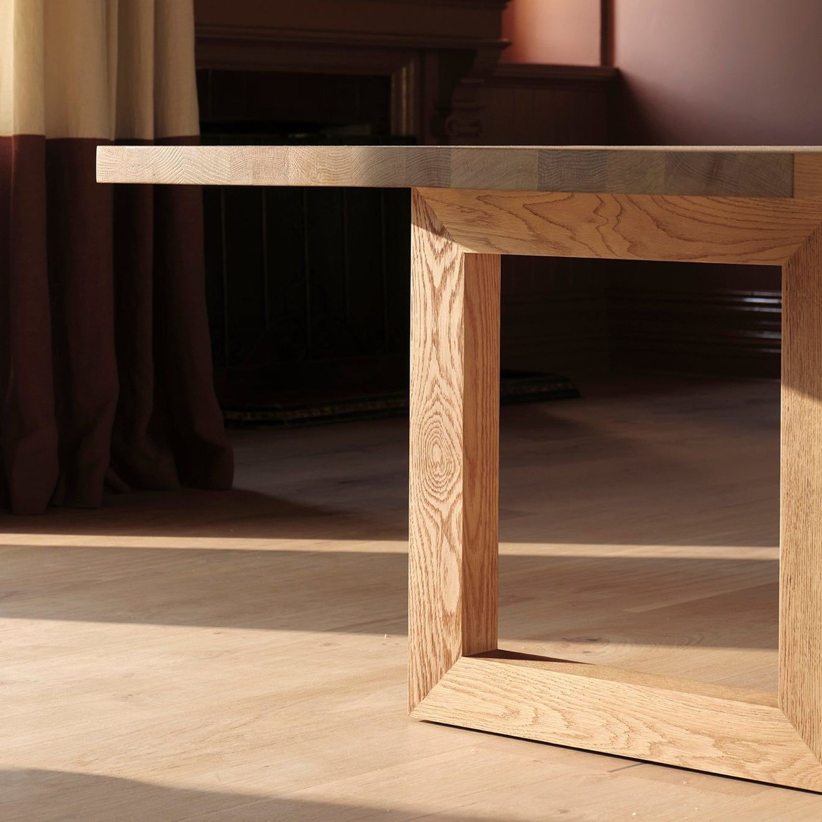 Solid Oak Global Rectangular Dining Table gallery detail image