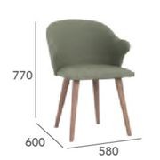 CEYLA Dining Chair - Grey gallery detail image