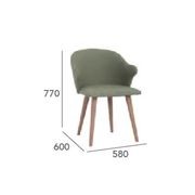 CEYLA Dining Chair - Grey gallery detail image