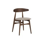 TELYN Dining Chair - Cocoa + Cream gallery detail image