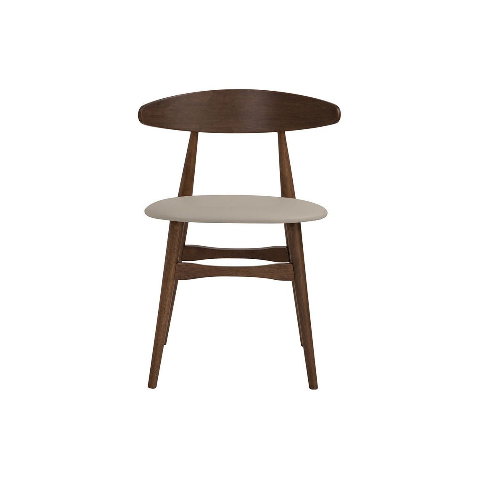TELYN Dining Chair - Cocoa + Cream gallery detail image
