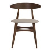 TELYN Dining Chair - Cocoa + Cream gallery detail image