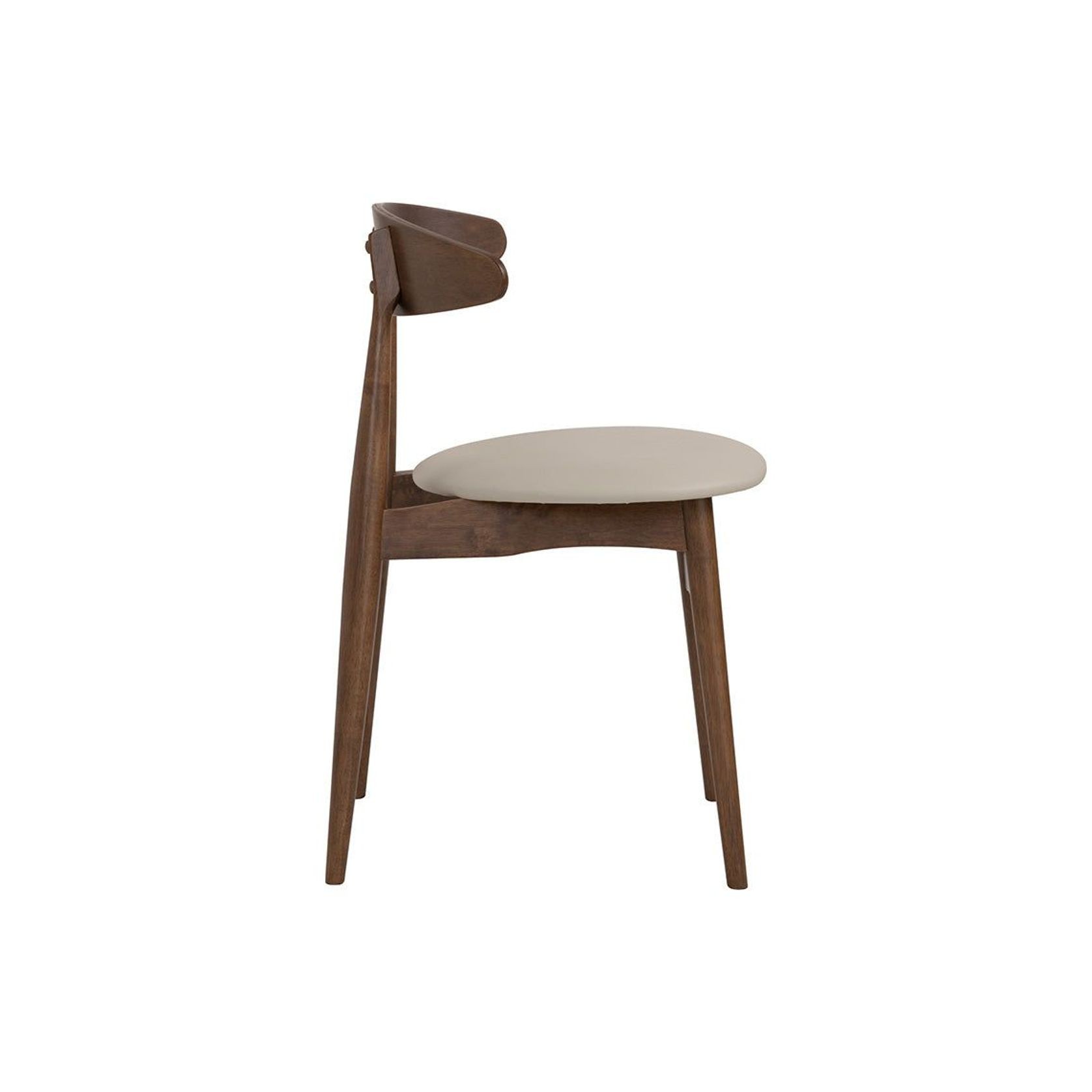 TELYN Dining Chair - Cocoa + Cream gallery detail image