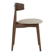 TELYN Dining Chair - Cocoa + Cream gallery detail image
