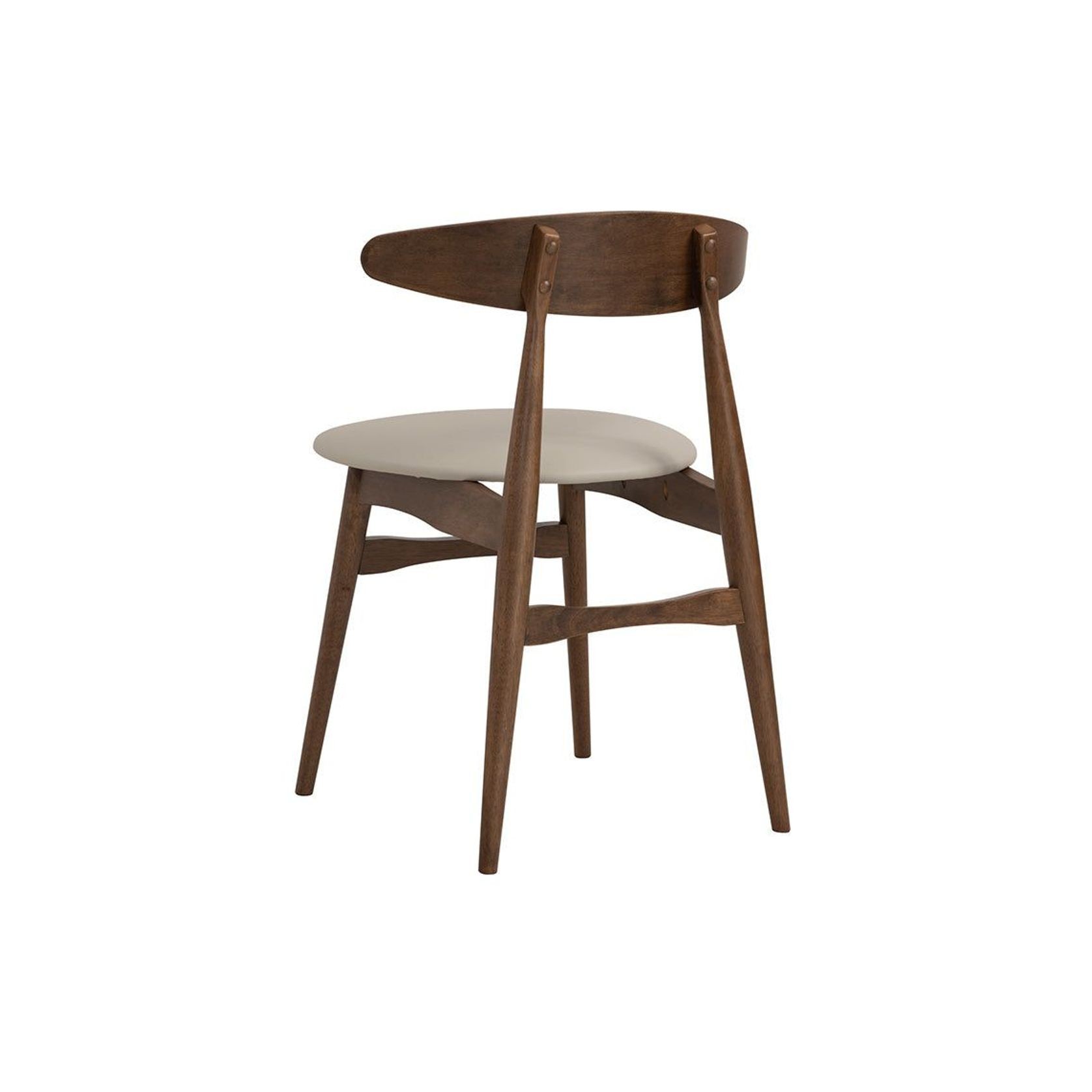 TELYN Dining Chair - Cocoa + Cream gallery detail image