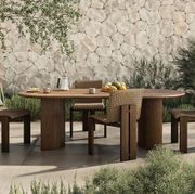 Roxy Outdoor Dining Chair in Faux Dark Hyacinth gallery detail image