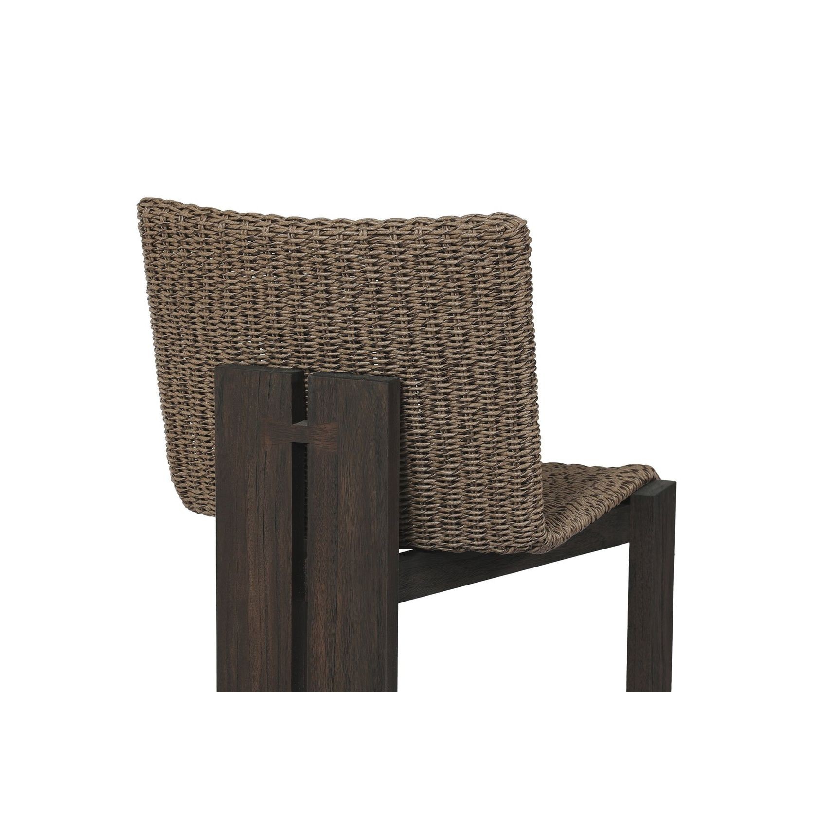 Roxy Outdoor Dining Chair in Faux Dark Hyacinth gallery detail image