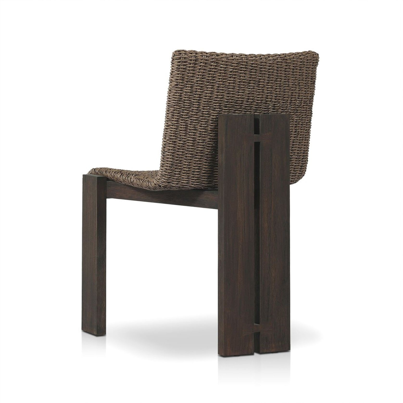 Roxy Outdoor Dining Chair in Faux Dark Hyacinth gallery detail image
