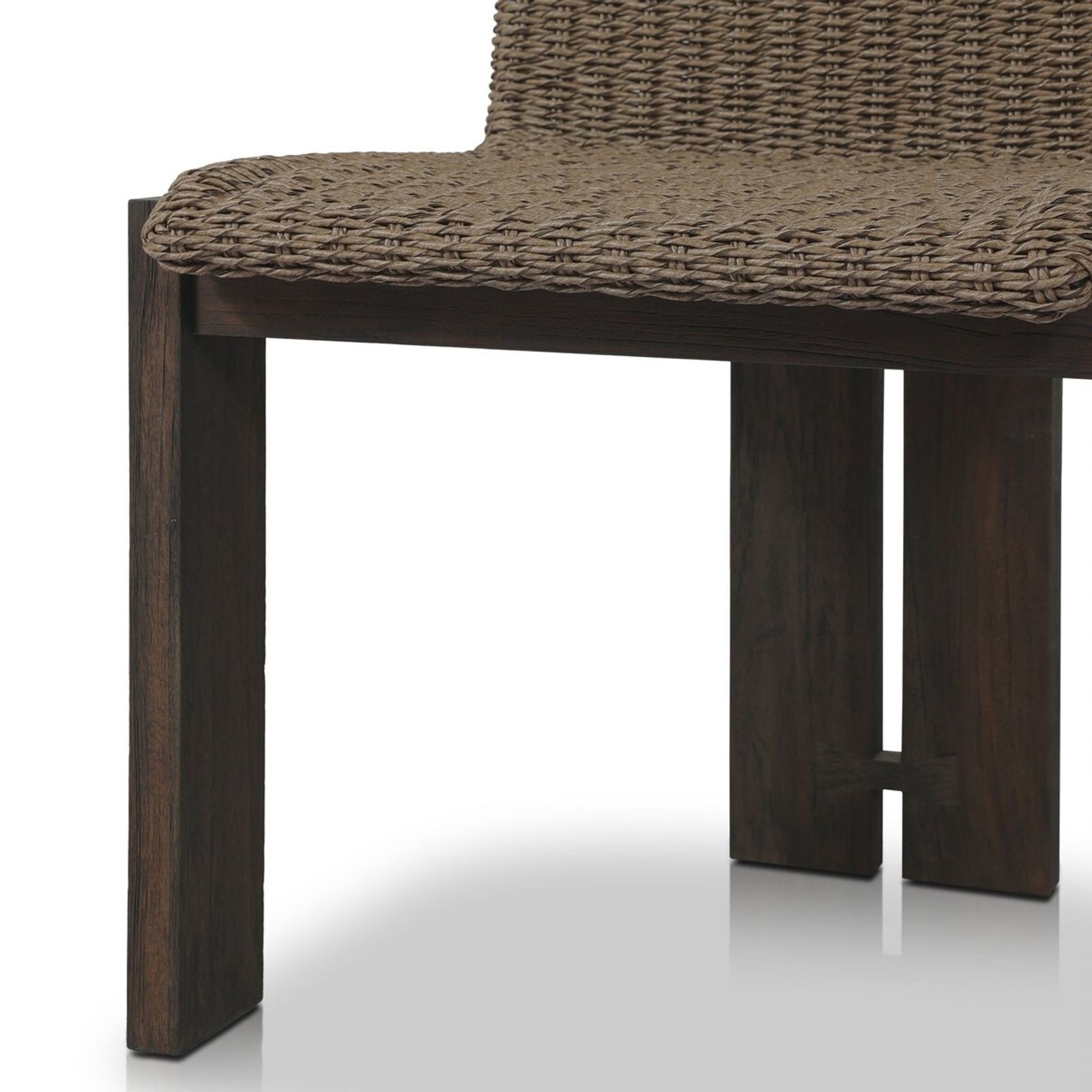 Roxy Outdoor Dining Chair in Faux Dark Hyacinth gallery detail image