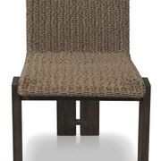 Roxy Outdoor Dining Chair in Faux Dark Hyacinth gallery detail image