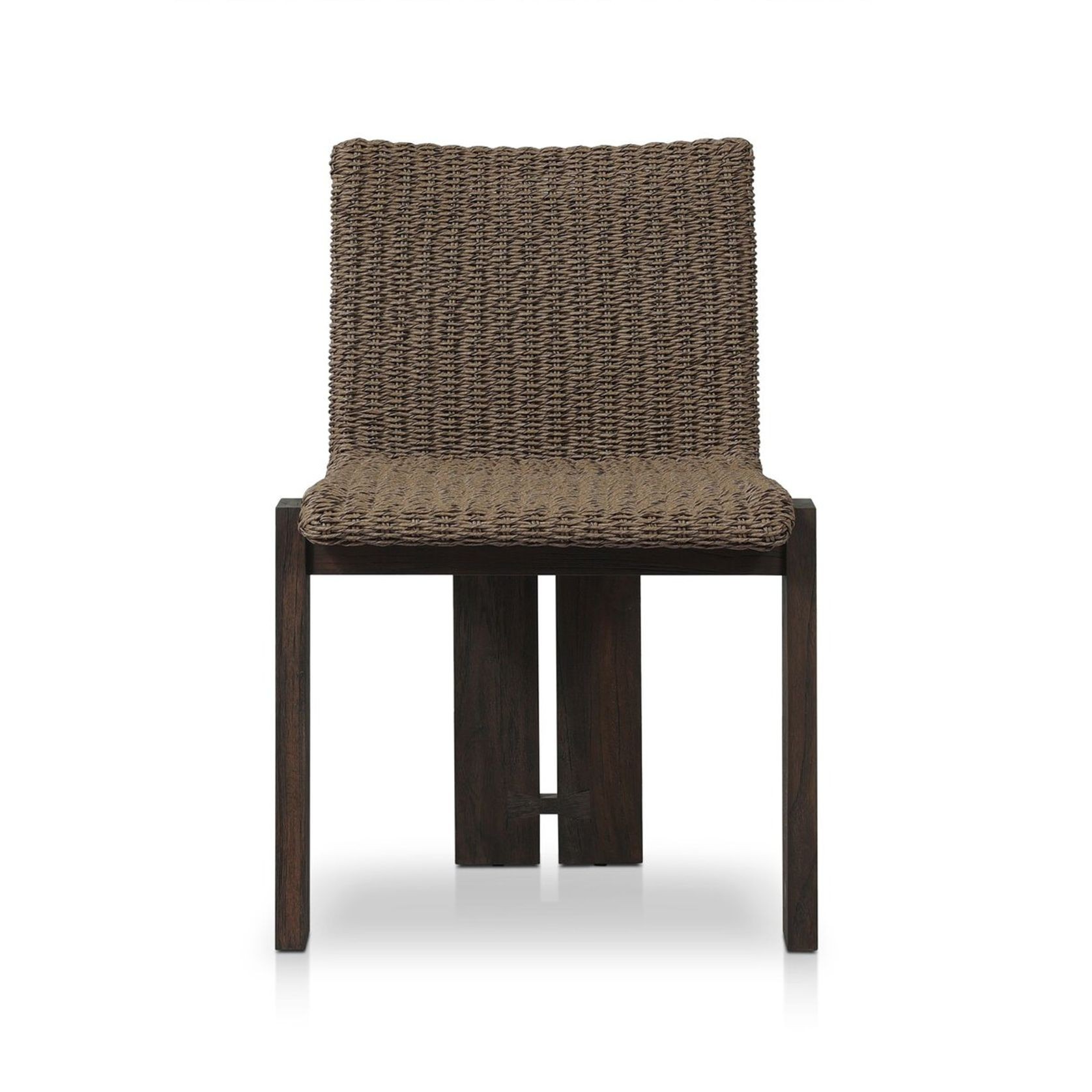 Roxy Outdoor Dining Chair in Faux Dark Hyacinth gallery detail image
